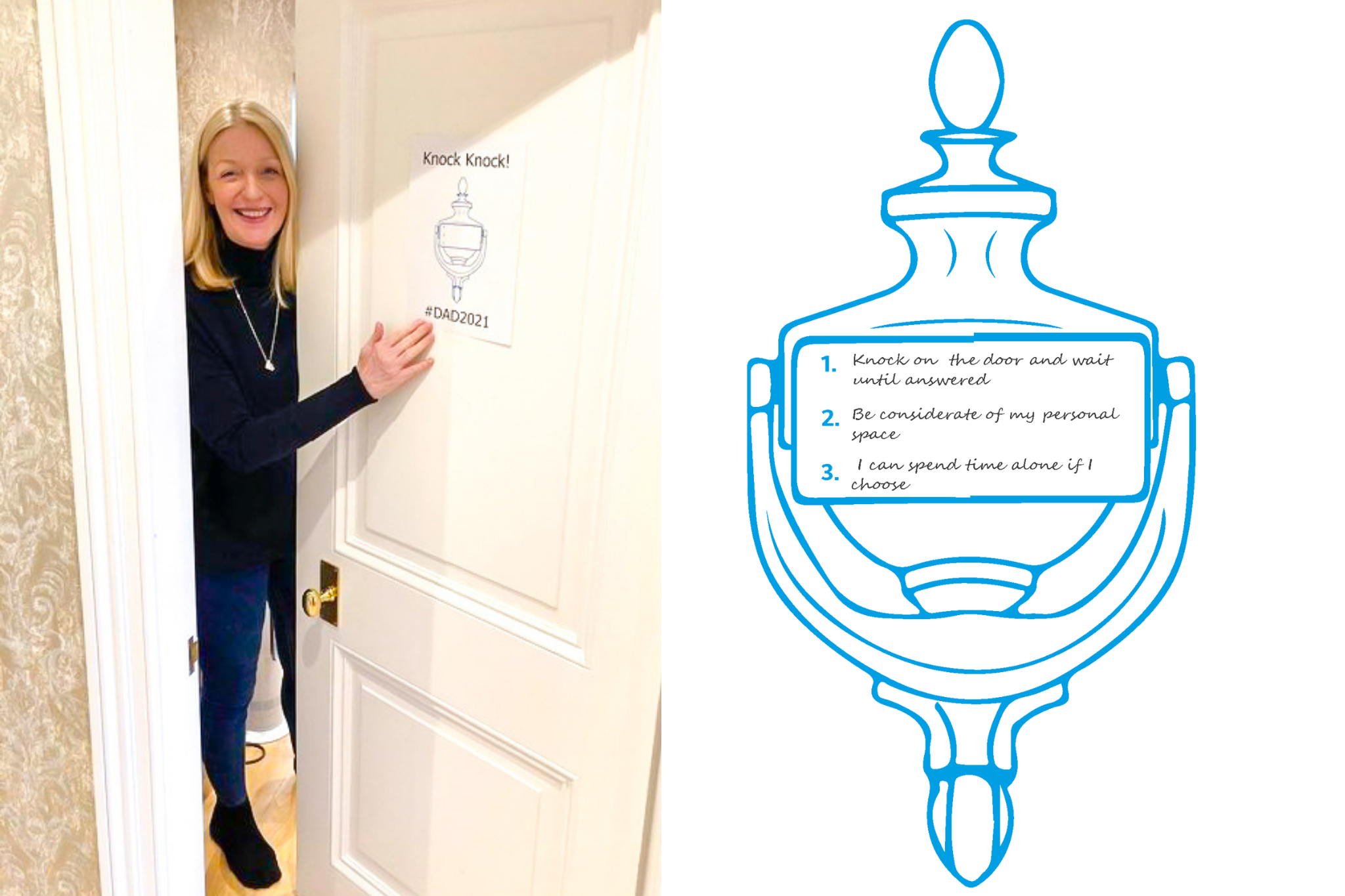 knock knock campaign for website