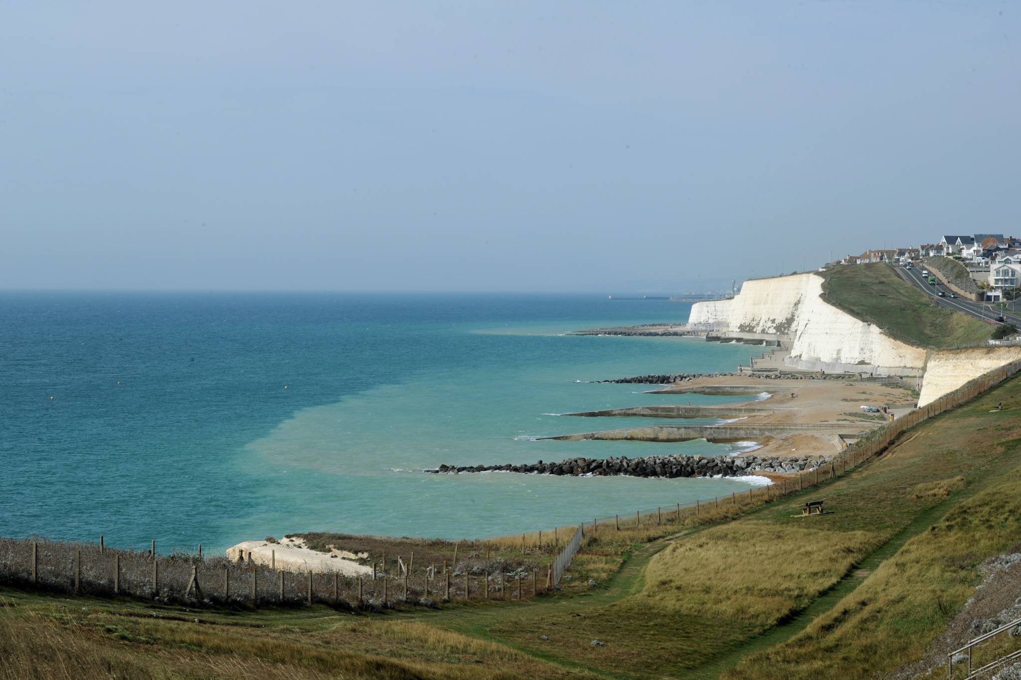 Saltdean seafront and cliffs