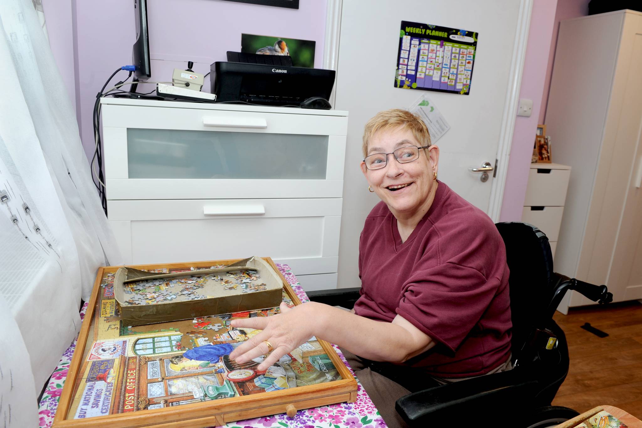 The Bungalow person showing off hobbies collection