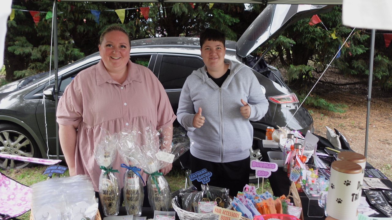 Some of the local stallholders
