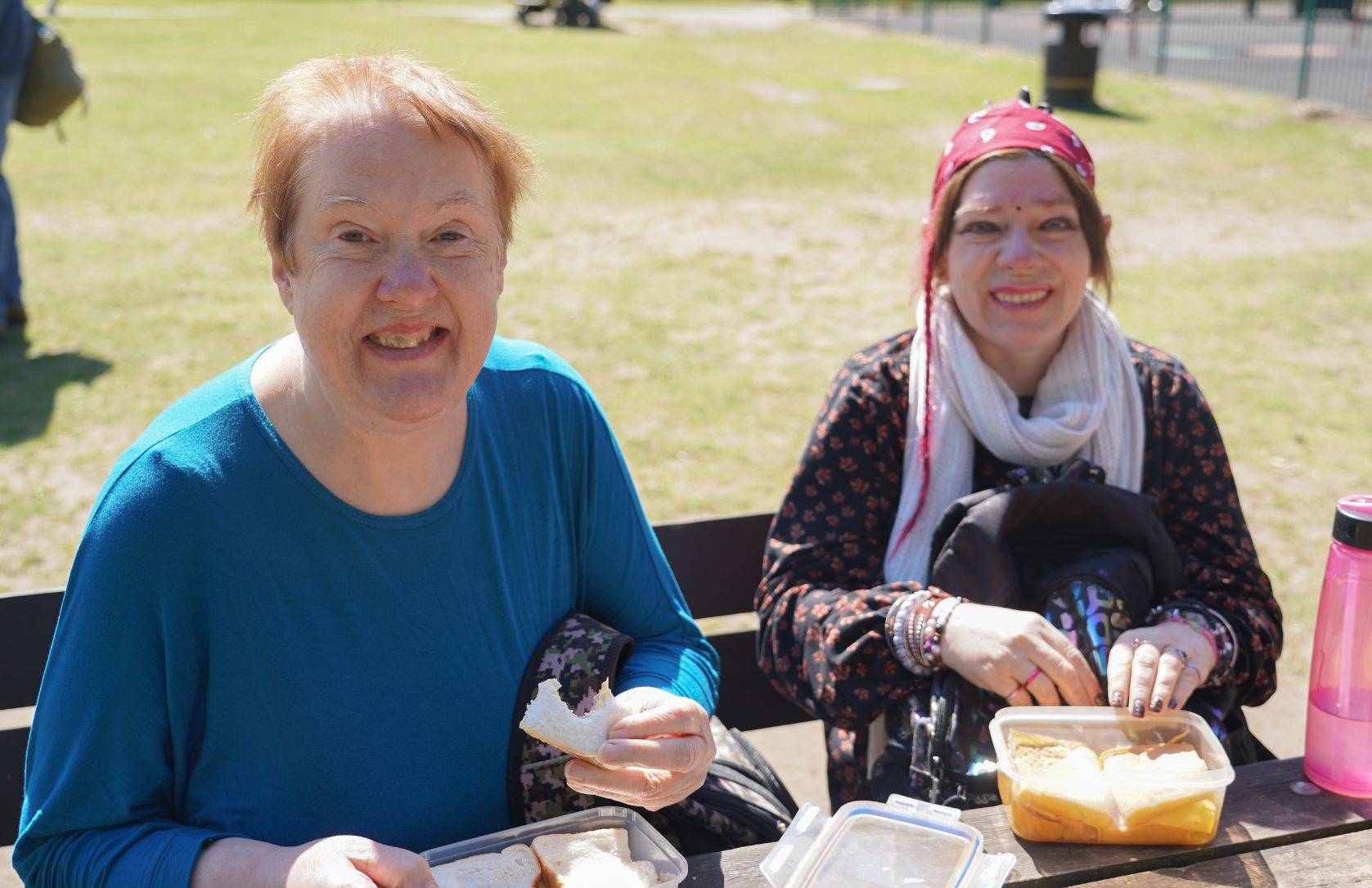 Nicola and Jennifer from one of our Lincolnshire services