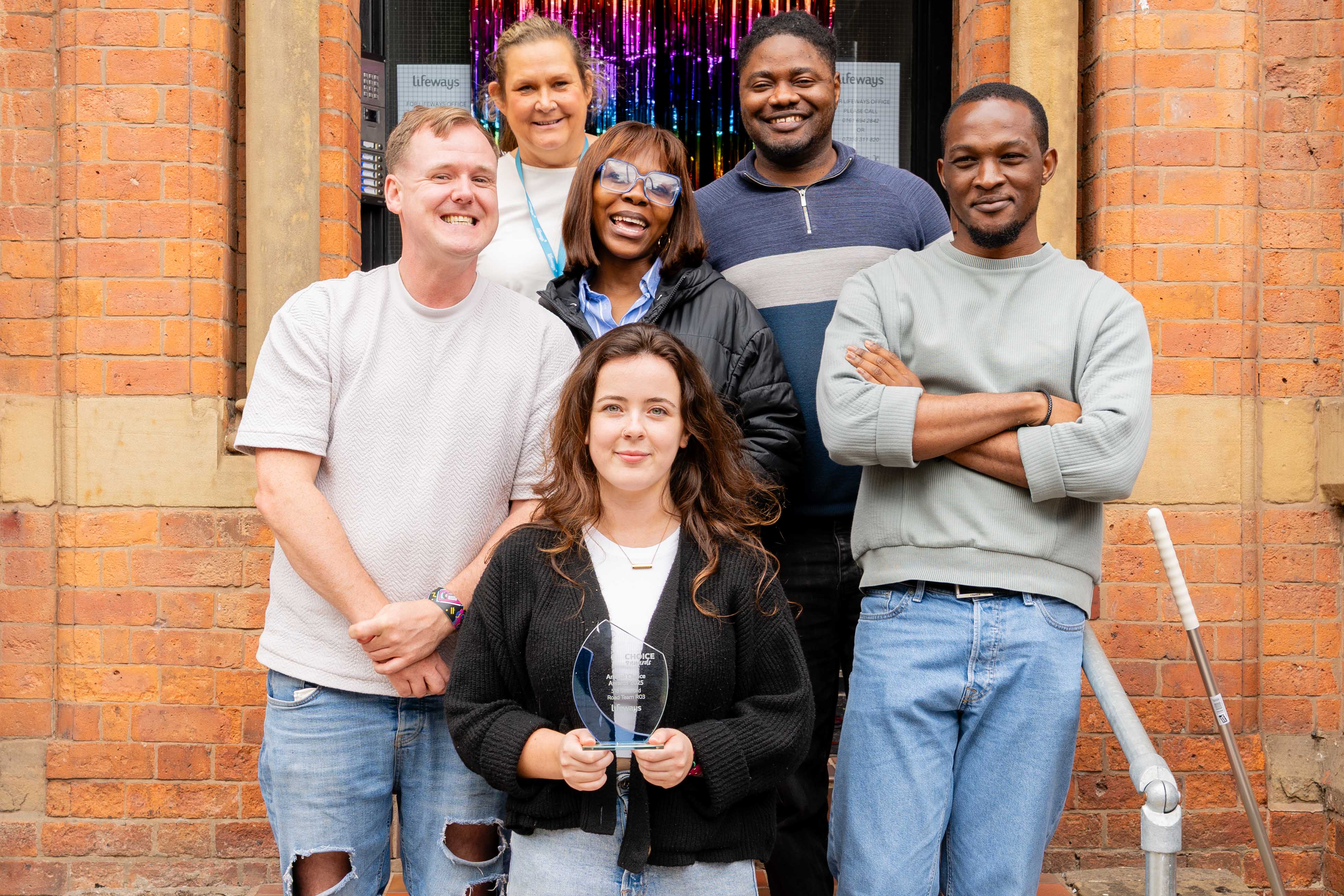 A team wins an award