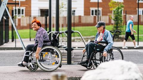 Accessible playground