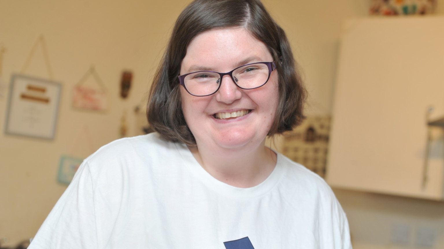 Smiling lady