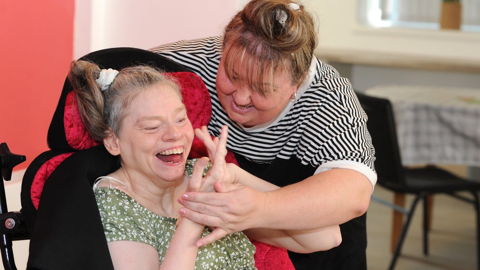 Two ladies enjoying time together