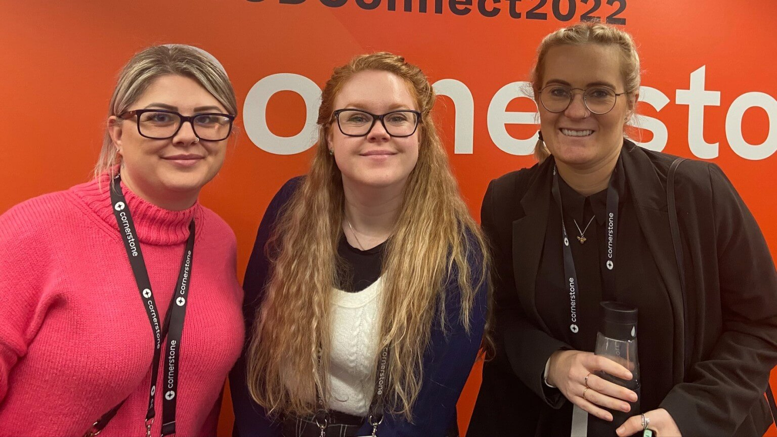 Jemma Adams, pictured centre