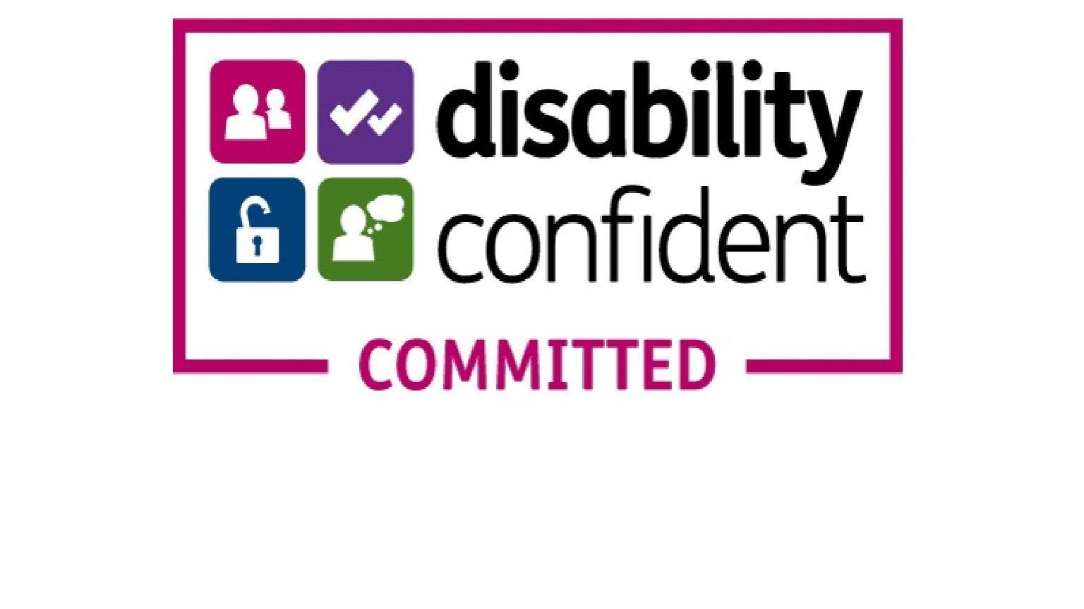 Disability Confident Committed logo