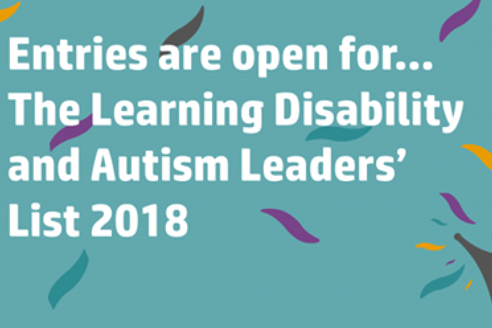 The Learning Disability and Autism Leaders' List 2018