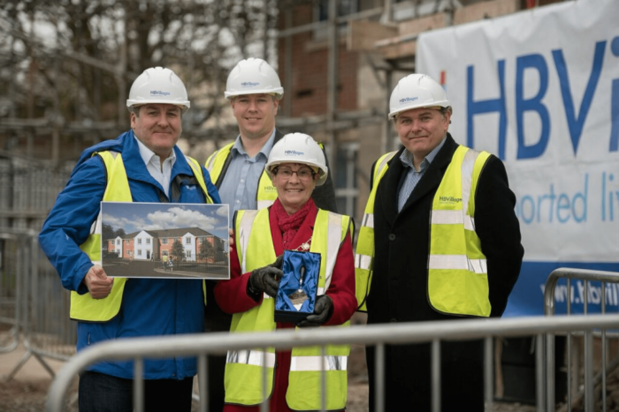 Topping out at Fountain Court