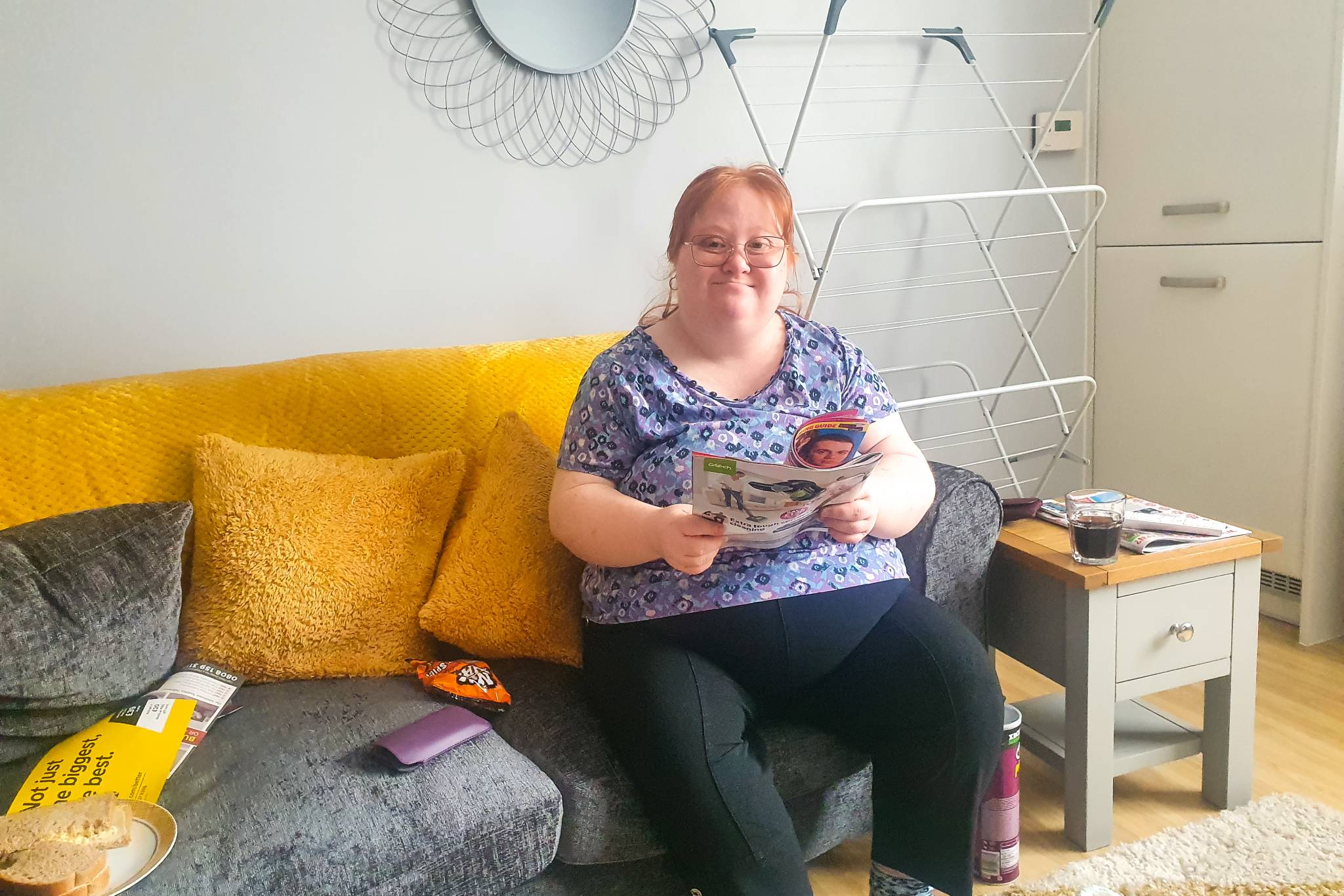 Samantha learning to cook, exercise, socialising coventry lifeways