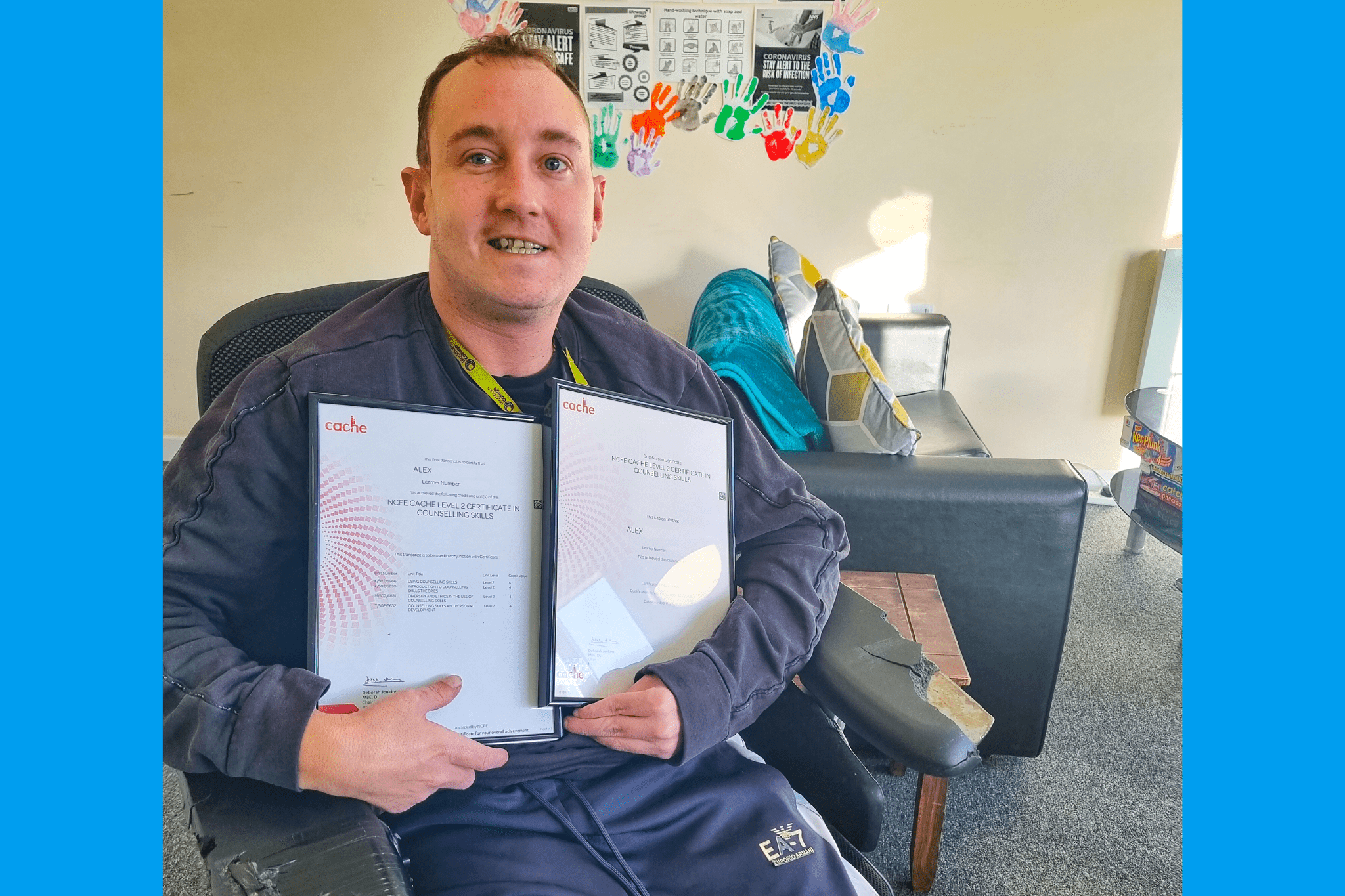 alex lancashire qualification in counselling