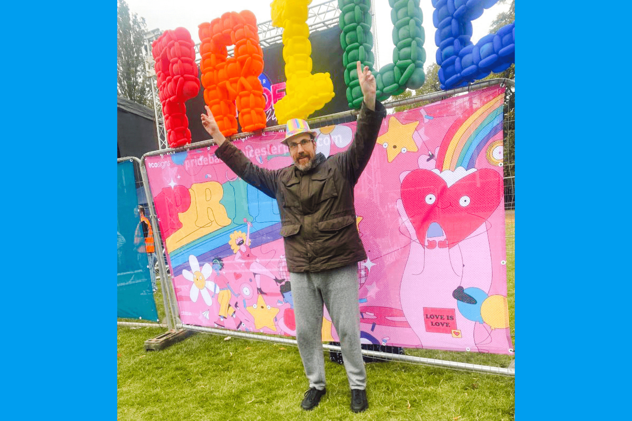 Meredith attends his first-ever Pride event after finally coming to terms with his sexuality