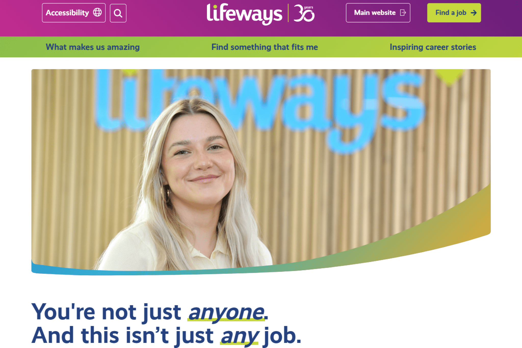 Lifeways has launched a new careers website