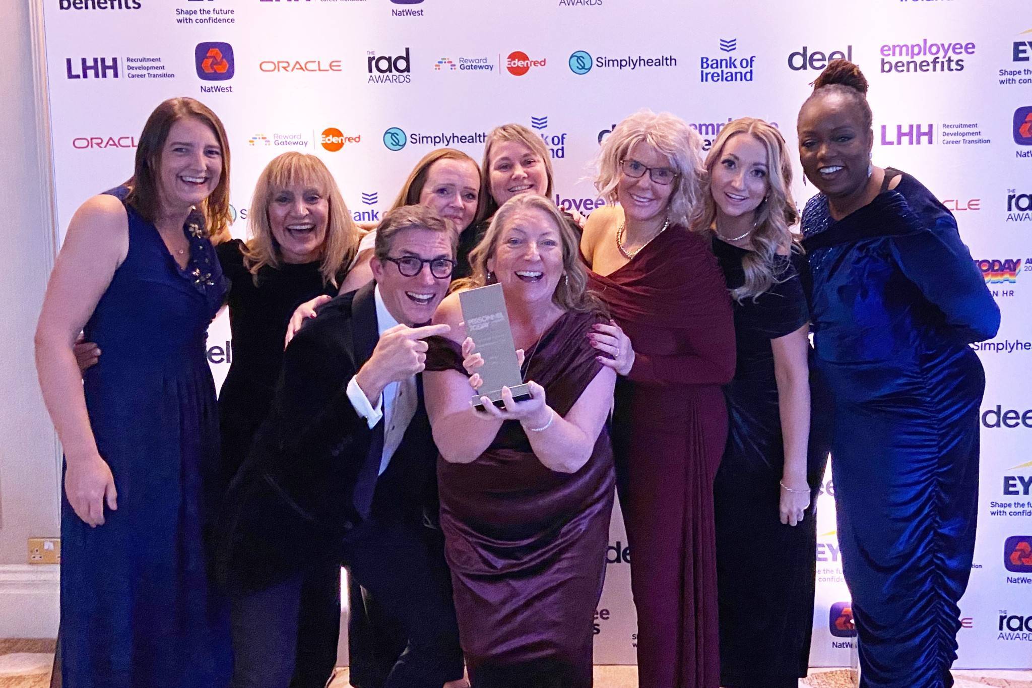 A team wins an award