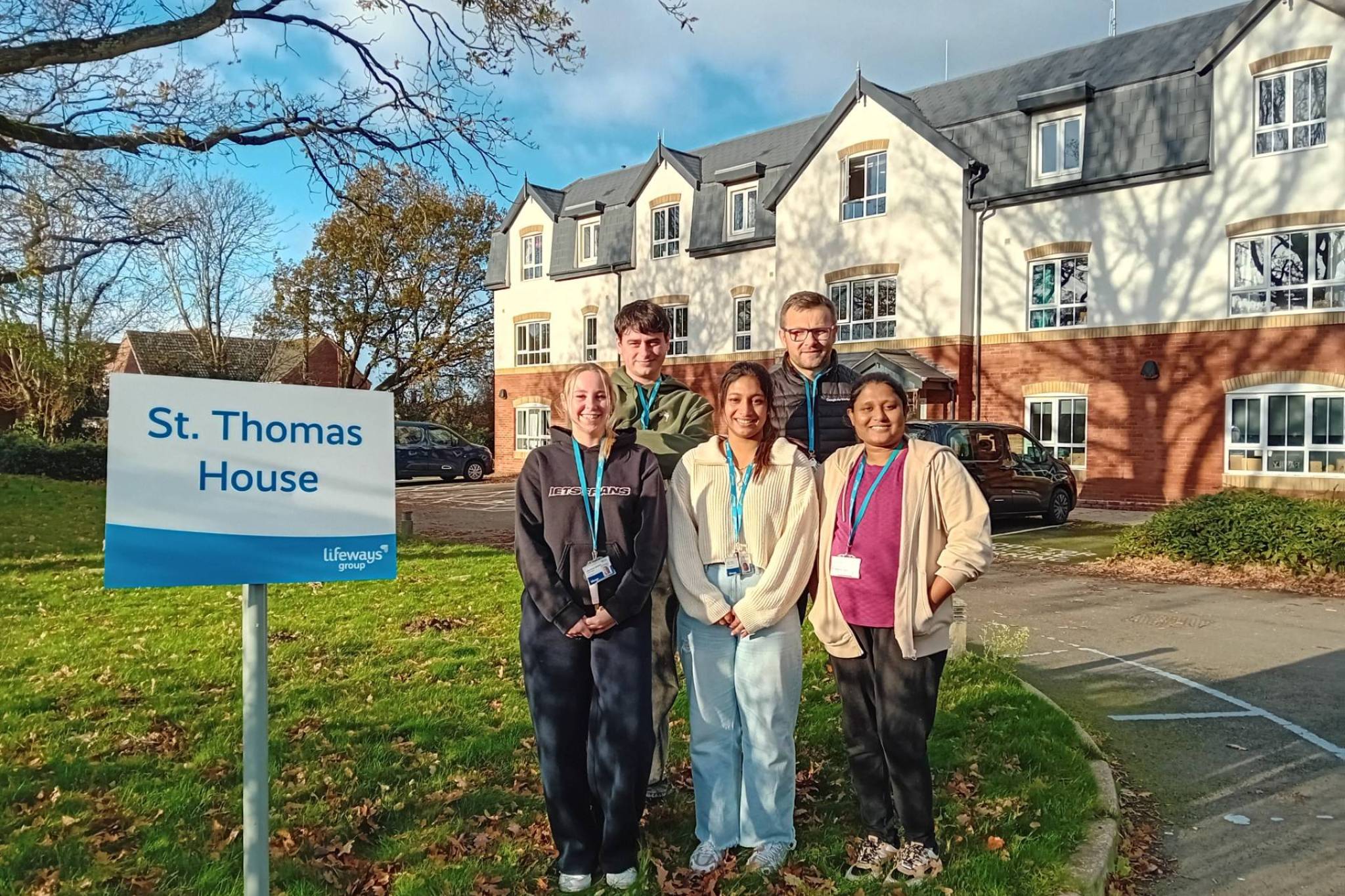 The team at St Thomas House